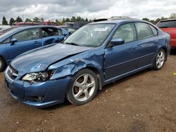 Salvage cars for sale from Copart Elgin, IL: 2009 Subaru Legacy 2.5I