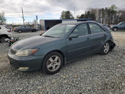Salvage cars for sale from Copart Mebane, NC: 2002 Toyota Camry LE