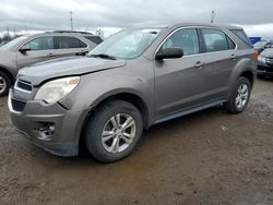 Salvage cars for sale at Woodhaven, MI auction: 2010 Chevrolet Equinox LS