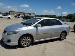 Salvage cars for sale at Wilmer, TX auction: 2010 Toyota Corolla Base