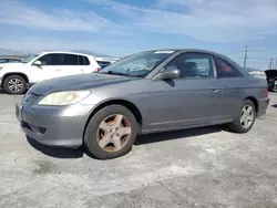 Salvage cars for sale at Sun Valley, CA auction: 2005 Honda Civic EX