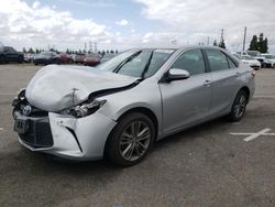 Salvage cars for sale from Copart Rancho Cucamonga, CA: 2015 Toyota Camry LE