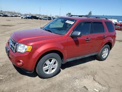 Salvage cars for sale at Woodhaven, MI auction: 2012 Ford Escape XLT