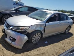 Salvage cars for sale at San Martin, CA auction: 2015 Honda Accord EXL