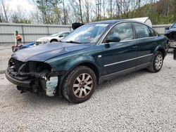 Salvage cars for sale at Hurricane, WV auction: 2002 Volkswagen Passat GLS