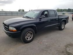Salvage cars for sale from Copart Dunn, NC: 2003 Dodge Dakota Quad Sport