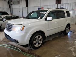 Salvage cars for sale at Franklin, WI auction: 2013 Honda Pilot EXL