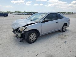 Salvage cars for sale from Copart Arcadia, FL: 2005 Honda Civic DX VP