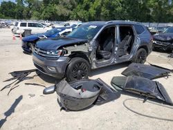 Salvage cars for sale at Ocala, FL auction: 2018 Volkswagen Atlas SEL