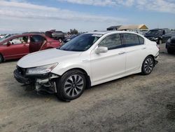 Salvage cars for sale at Antelope, CA auction: 2017 Honda Accord Touring Hybrid