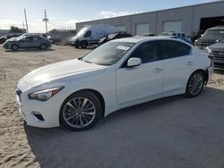 Salvage cars for sale at Jacksonville, FL auction: 2023 Infiniti Q50 Luxe
