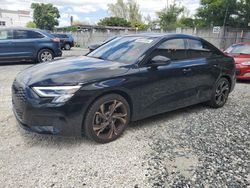 Salvage cars for sale at Opa Locka, FL auction: 2023 Audi A3 Premium