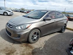 Salvage cars for sale from Copart Tucson, AZ: 2013 Hyundai Accent GLS
