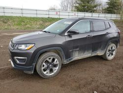 Salvage cars for sale from Copart Davison, MI: 2019 Jeep Compass Limited