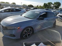 Salvage cars for sale at Sacramento, CA auction: 2022 Honda Accord Sport