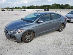 Salvage cars for sale from Copart New Braunfels, TX: 2018 Hyundai Elantra SEL