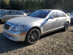 Salvage cars for sale at Graham, WA auction: 2008 Mercedes-Benz S 600