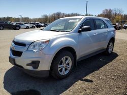 Salvage cars for sale from Copart East Granby, CT: 2012 Chevrolet Equinox LS