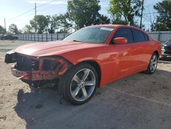 Salvage cars for sale at Riverview, FL auction: 2018 Dodge Charger SXT Plus