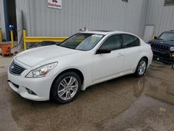 Salvage cars for sale at New Orleans, LA auction: 2013 Infiniti G37