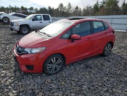 Salvage cars for sale at Windham, ME auction: 2015 Honda FIT EX