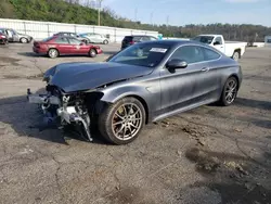 Salvage cars for sale at West Mifflin, PA auction: 2018 Mercedes-Benz C 63 AMG