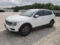 Salvage cars for sale at New Braunfels, TX auction: 2021 Volkswagen Tiguan SE