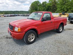 Salvage cars for sale from Copart Concord, NC: 2002 Ford Ranger