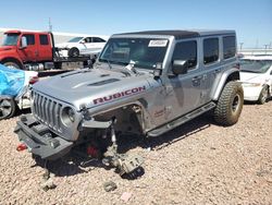 Salvage cars for sale from Copart Phoenix, AZ: 2019 Jeep Wrangler Unlimited Rubicon