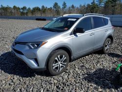 Salvage cars for sale at Windham, ME auction: 2017 Toyota Rav4 LE