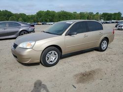 Chevrolet Malibu LS salvage cars for sale: 2007 Chevrolet Malibu LS