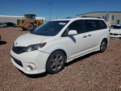 Salvage cars for sale from Copart Phoenix, AZ: 2014 Toyota Sienna Sport