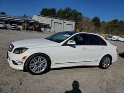Salvage cars for sale at Mendon, MA auction: 2009 Mercedes-Benz C 300 4matic