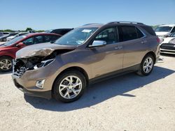 Salvage cars for sale at San Antonio, TX auction: 2019 Chevrolet Equinox Premier