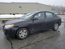 Salvage cars for sale from Copart Exeter, RI: 2010 Hyundai Elantra Blue