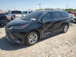 Salvage cars for sale from Copart Indianapolis, IN: 2024 Toyota Sienna Limited
