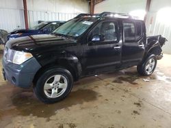 Salvage cars for sale from Copart Longview, TX: 2006 Nissan Frontier Crew Cab LE