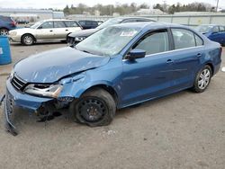Salvage cars for sale at Pennsburg, PA auction: 2017 Volkswagen Jetta S
