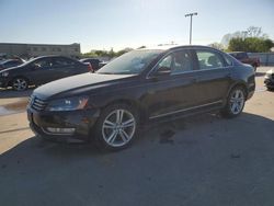 Salvage cars for sale at Wilmer, TX auction: 2013 Volkswagen Passat SEL