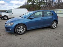 Salvage cars for sale at Brookhaven, NY auction: 2017 Volkswagen Golf S