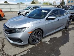 Salvage cars for sale at Littleton, CO auction: 2021 Honda Civic Sport