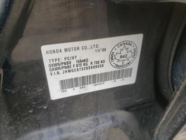 2009 Honda FIT DX-A
