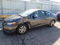 Salvage cars for sale from Copart Dyer, IN: 2012 Honda Civic LX