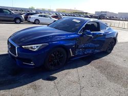 Salvage cars for sale at North Las Vegas, NV auction: 2018 Infiniti Q60 Luxe 300