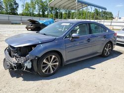 Salvage cars for sale at Spartanburg, SC auction: 2016 Subaru Legacy 2.5I Limited