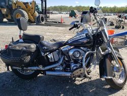 Salvage motorcycles for sale at Spartanburg, SC auction: 2015 Harley-Davidson Flstc Heritage Softail Classic