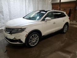 Lincoln salvage cars for sale: 2017 Lincoln MKX Reserve