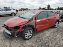 Salvage cars for sale from Copart Houston, TX: 2021 Toyota Corolla LE