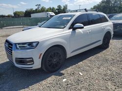 Salvage cars for sale at Riverview, FL auction: 2017 Audi Q7 Premium Plus