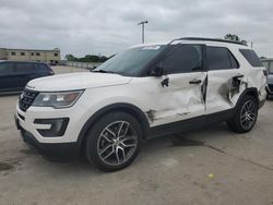 Salvage cars for sale at Wilmer, TX auction: 2016 Ford Explorer Sport